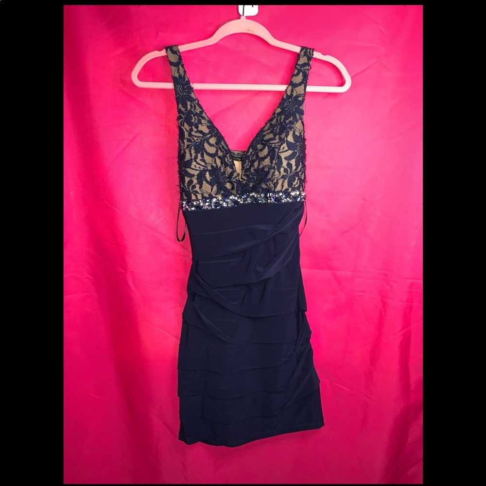 Navy Blue Night Out Dress